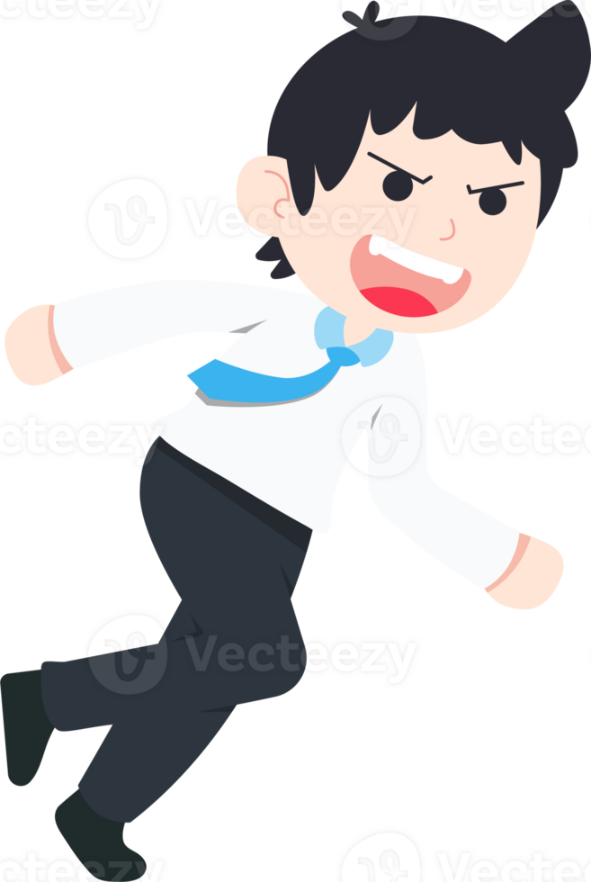 SD Business Man Isolated icons People Cartoon Character Flat illustration Png