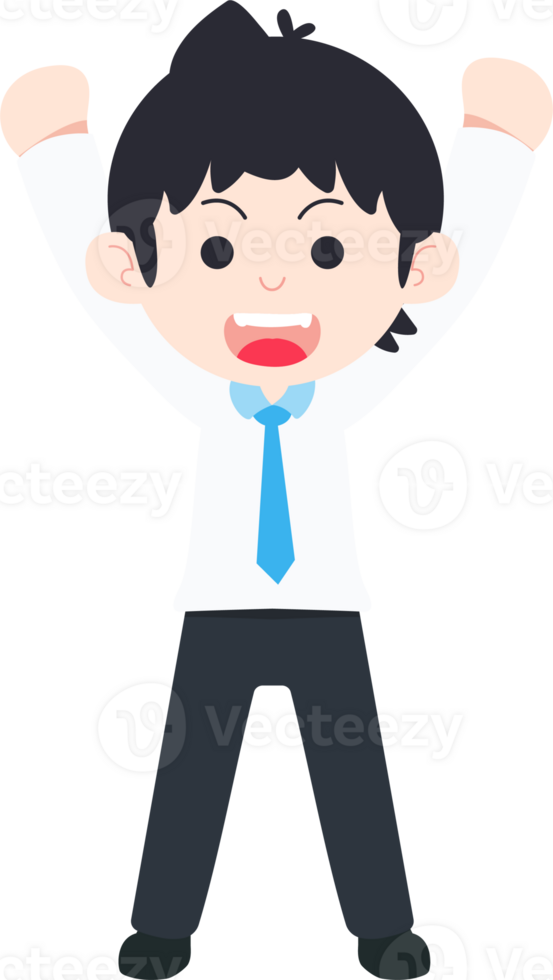 SD Business Man Isolated icons People Cartoon Character Flat illustration Png