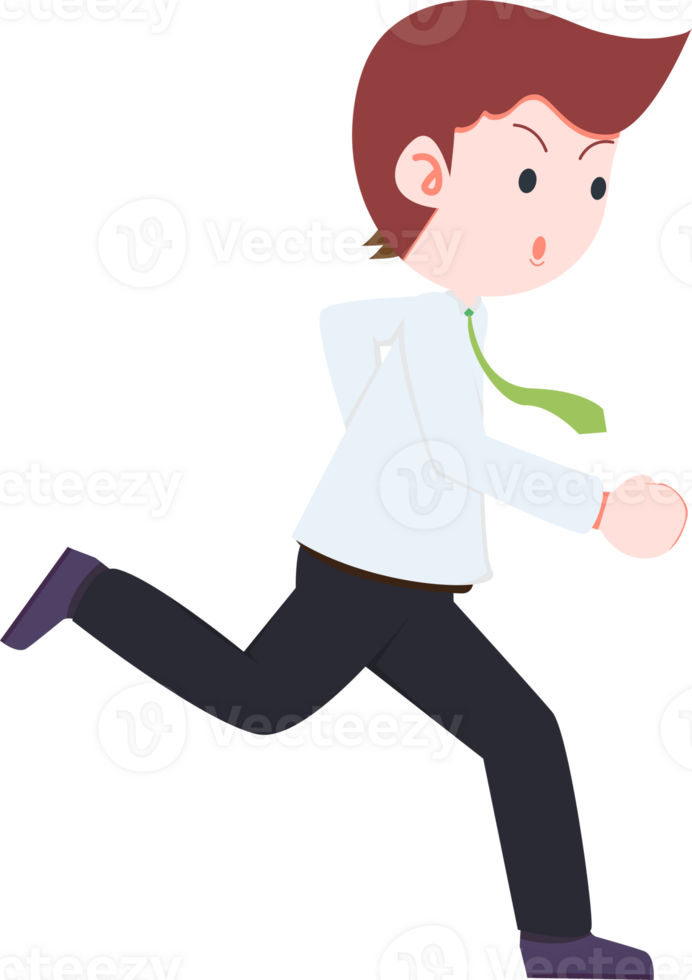 SD Business Man Isolated icons People Cartoon Character Flat illustration Png