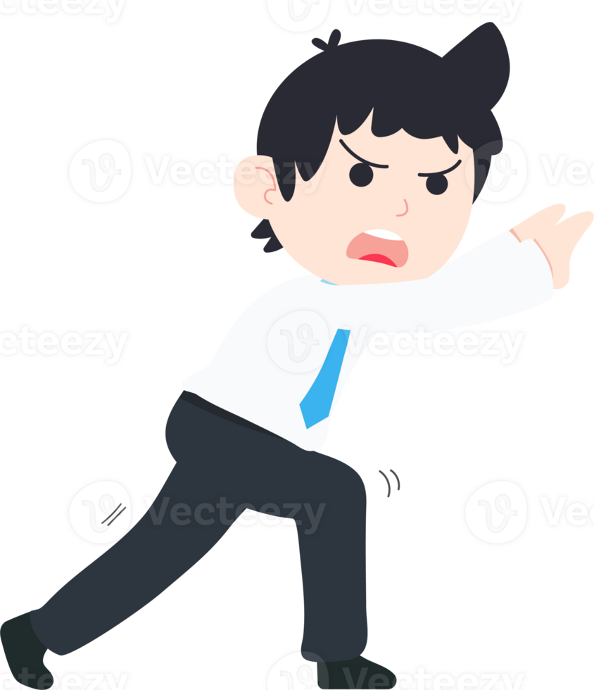 SD Business Man Isolated icons People Cartoon Character Flat illustration Png