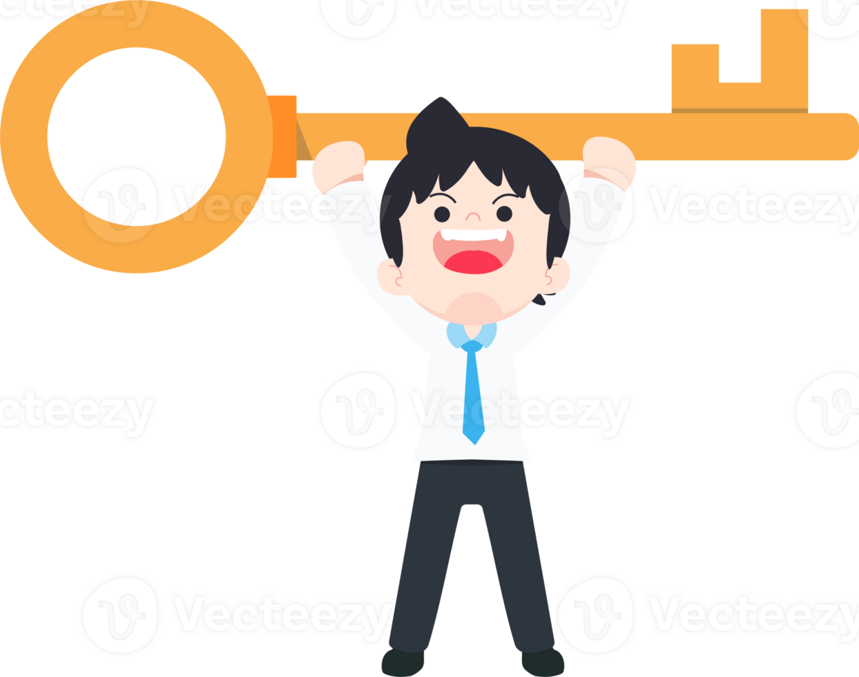 SD Business Man Isolated icons People Cartoon Character Flat illustration Png