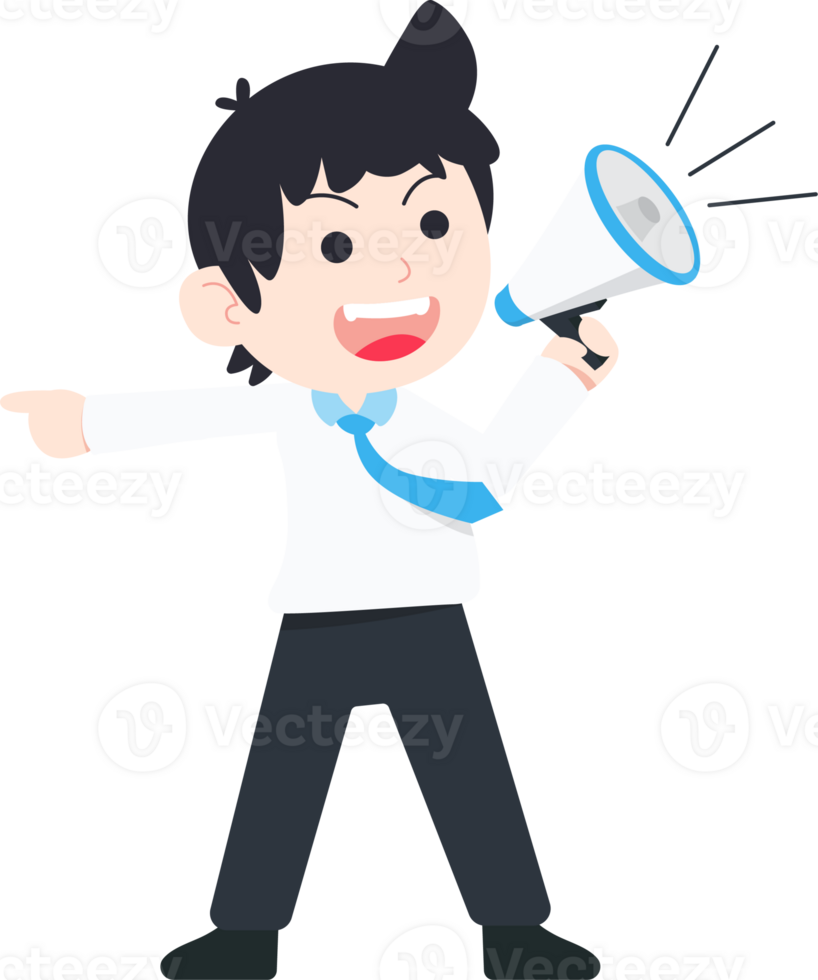 SD Business Man Isolated icons People Cartoon Character Flat illustration Png