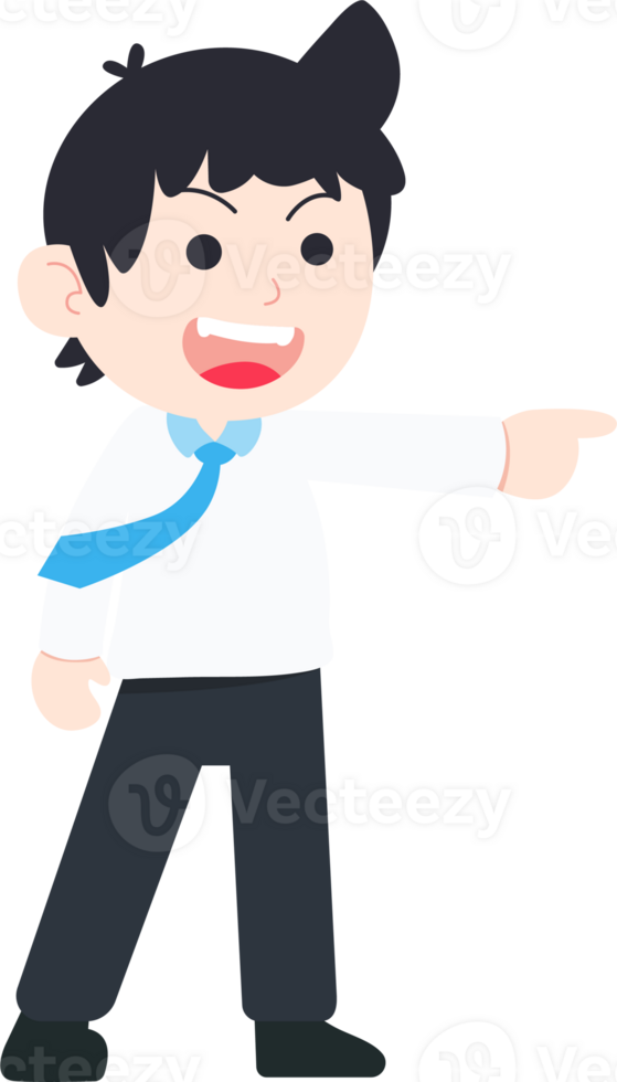 SD Business Man Isolated icons People Cartoon Character Flat illustration Png