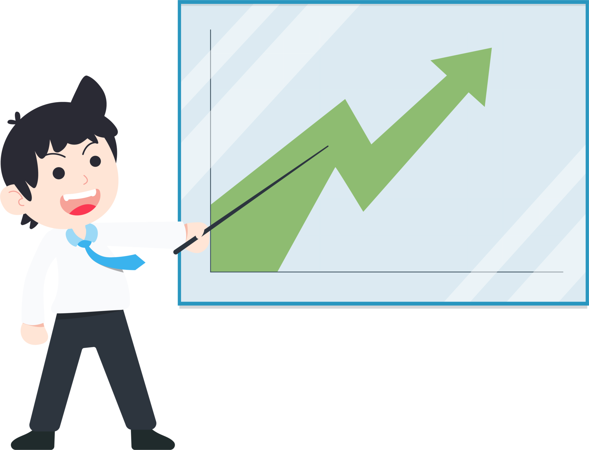 SD Business Man Present The Line Graph With Good Results 26849636 PNG sd-business-man-present-the-line-graph-with-good-results-26849636-png