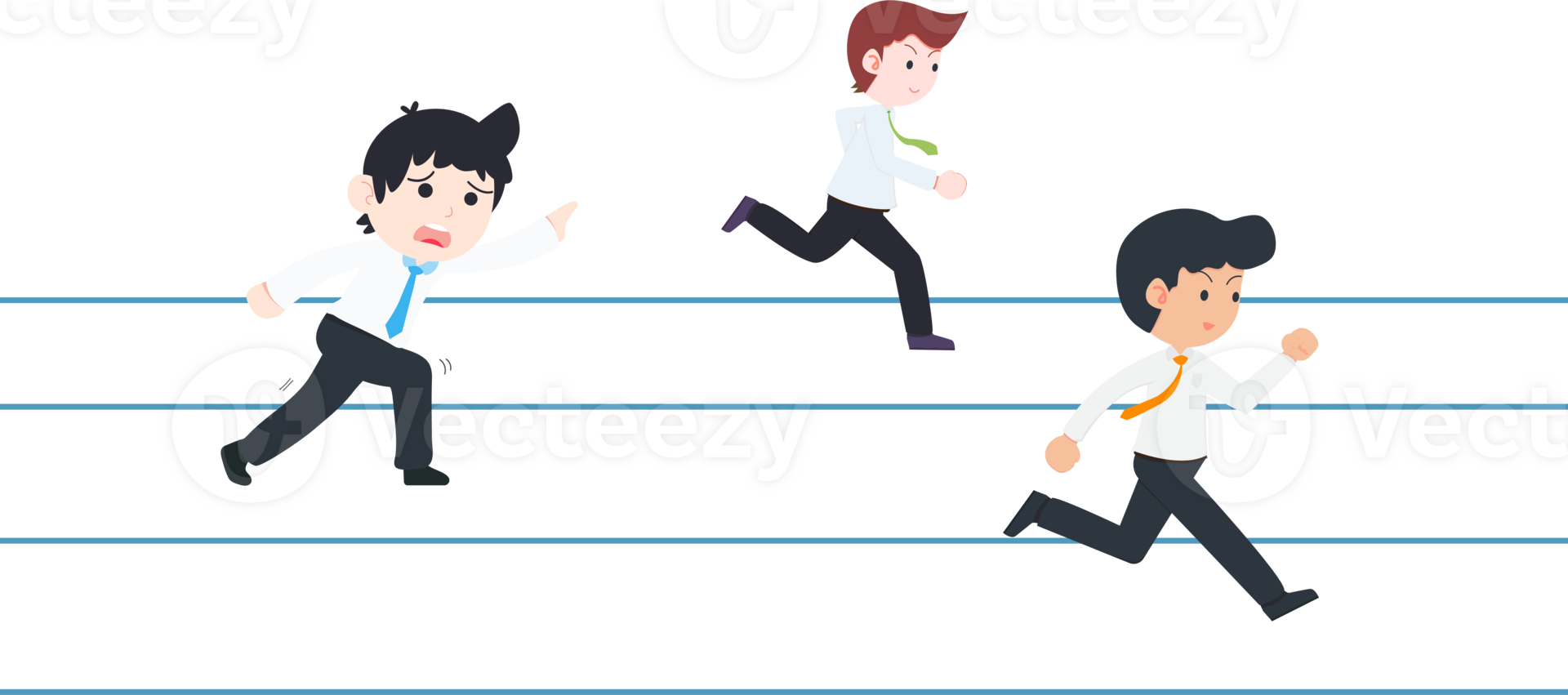 SD Business Man Running in competition Without a good business plan, it