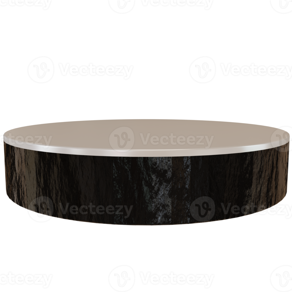 3d render of a white hemispherical podium. Scene to show cosmetic products presentation. Mock up design empty space. Showcase, shopfront, display case png