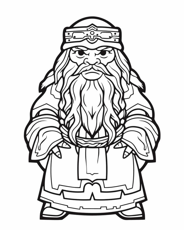 old man in robes vector