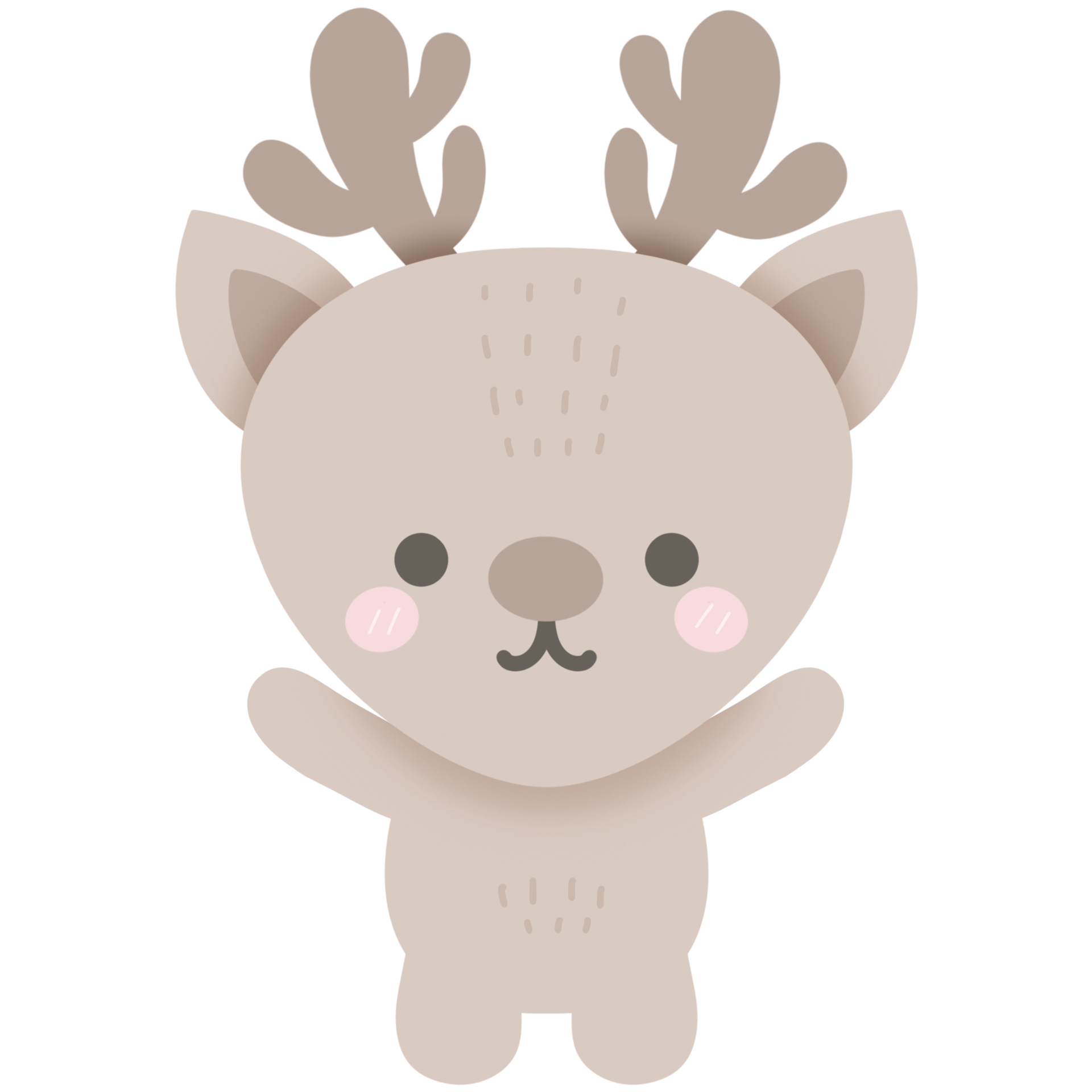 Cute Pastel Baby Reindeer 26849934 PNG cute-pastel-baby-reindeer-26849934-png