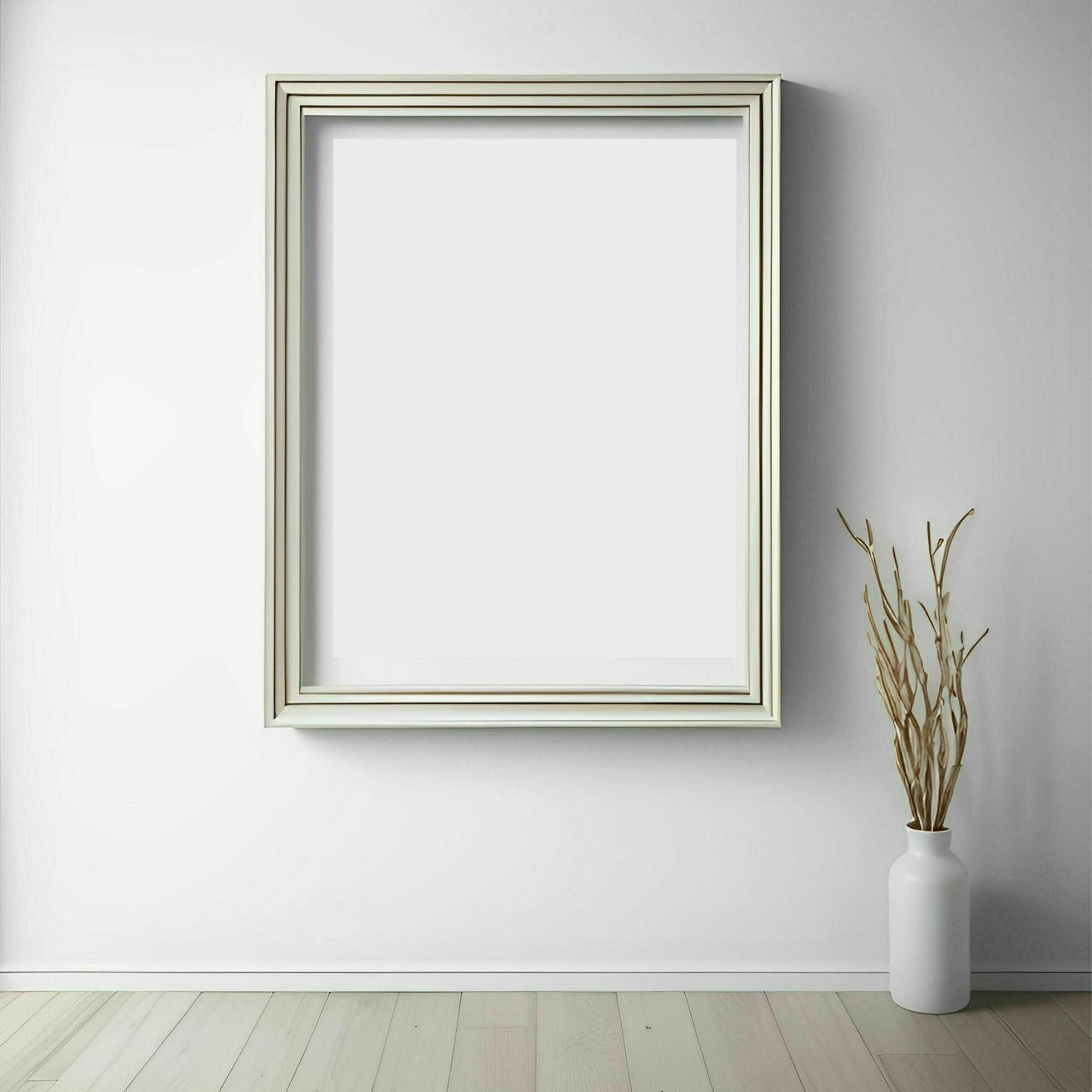 Empty frame wall top