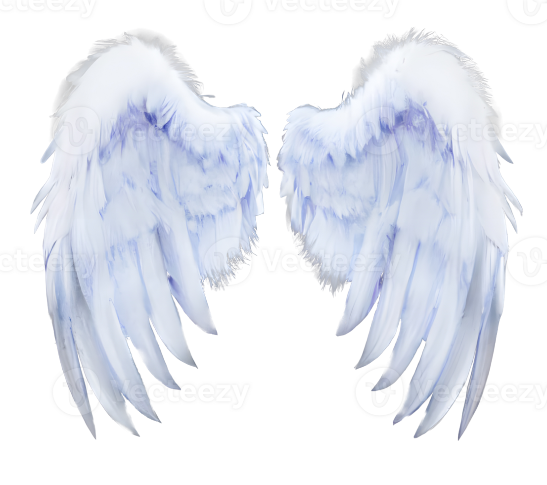 White angel wings. Generative AI 26851152 PNG