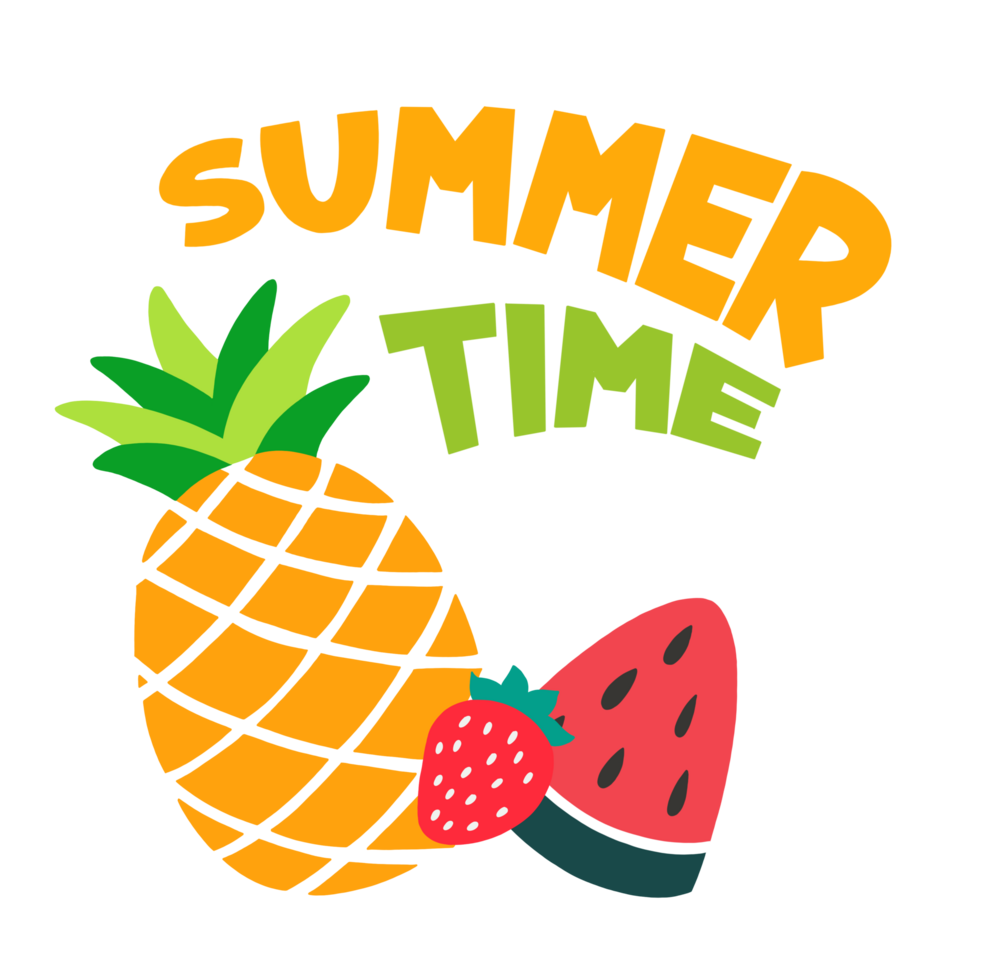 summer time stickers png