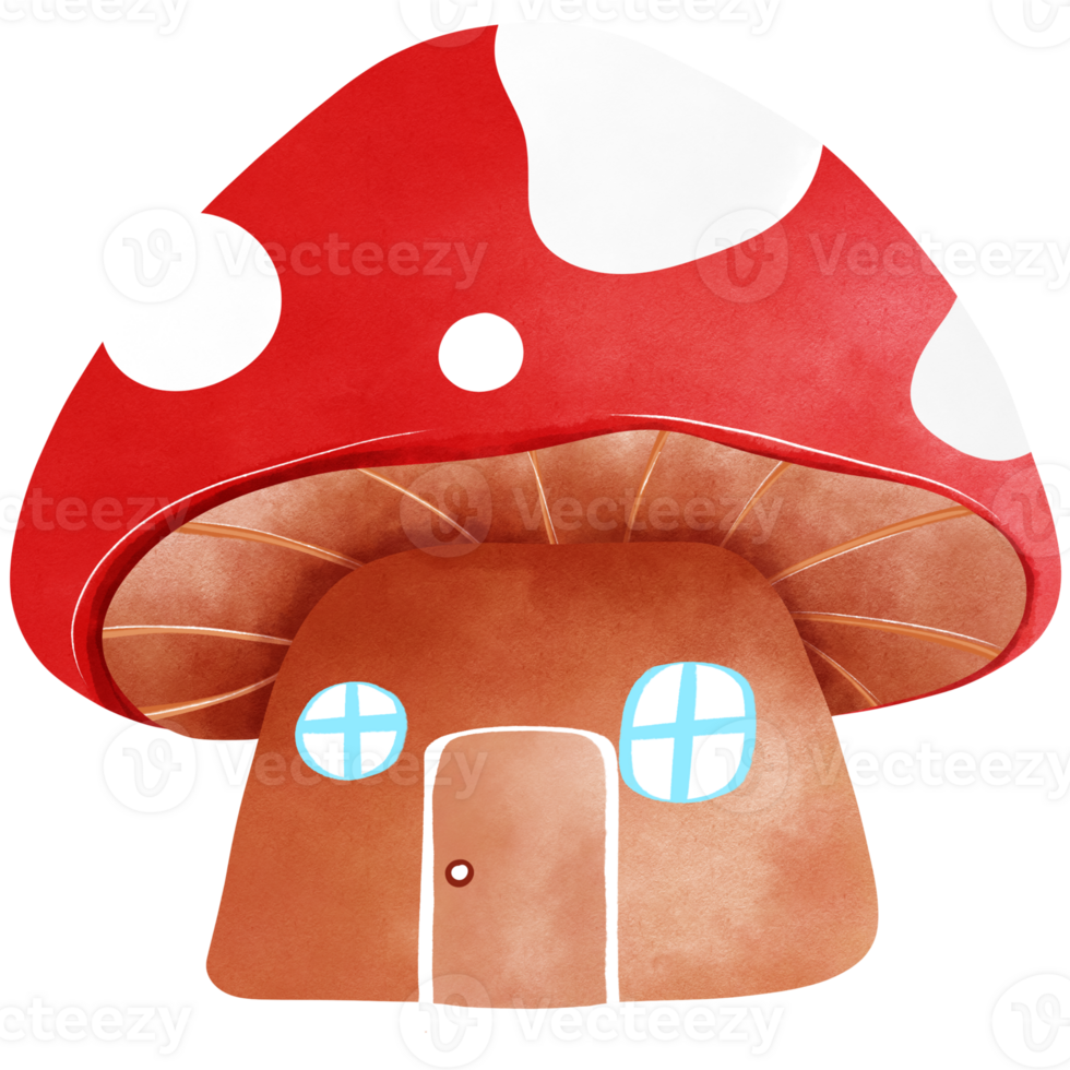 mushroom house red mushroom house cartoon png