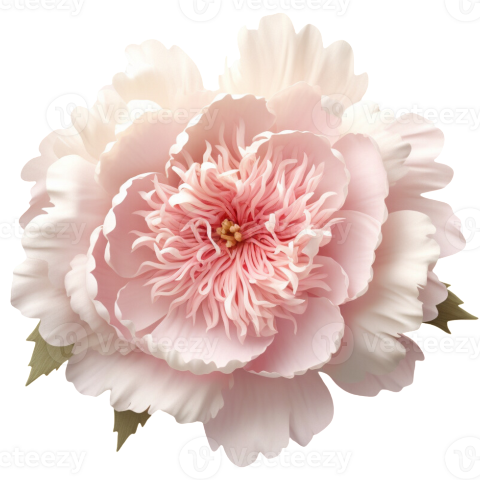 ai generato 3d peonia png