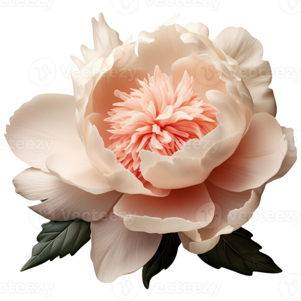 AI Generated 3D Peony png