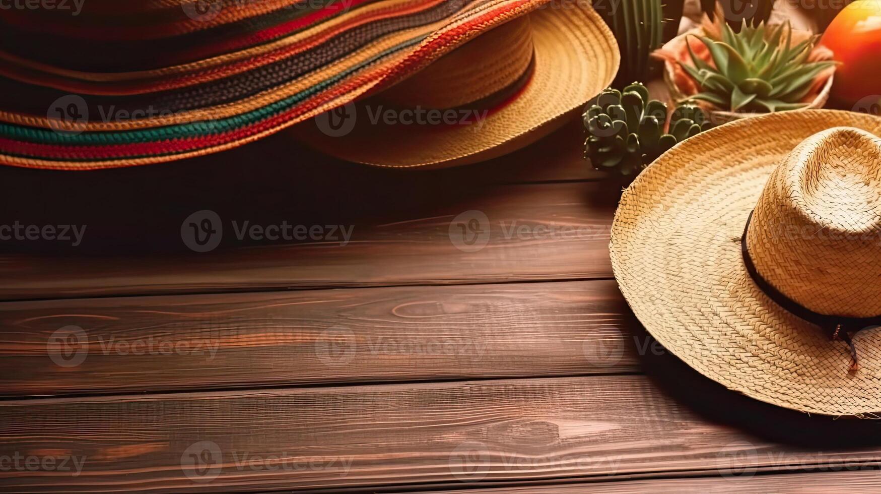 Background banner design for Cinco De Mayo, photo
