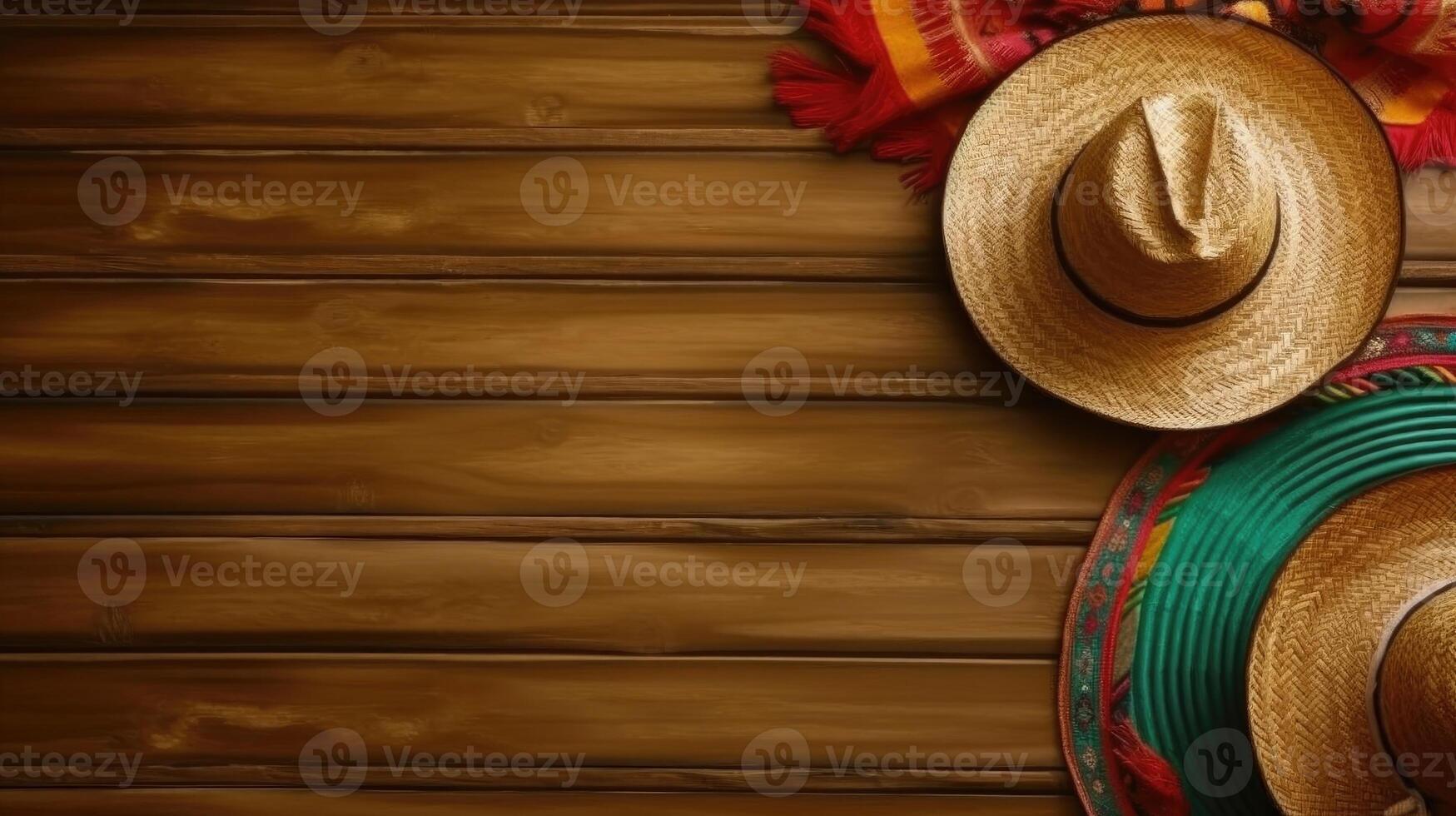 Background banner design for Cinco De Mayo, photo