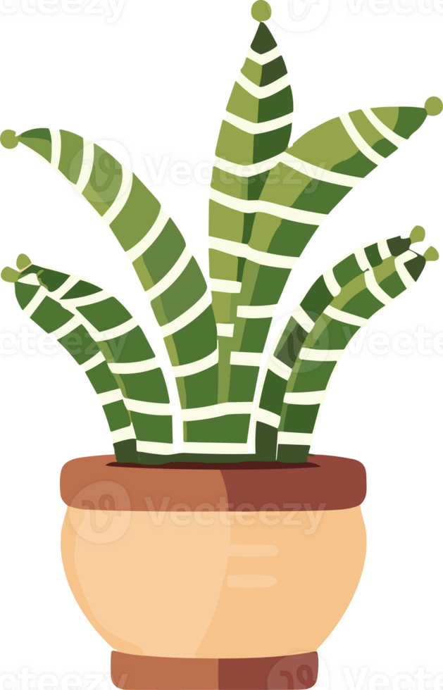 Minimalistic Style Potted Houseplant. ai generated. png