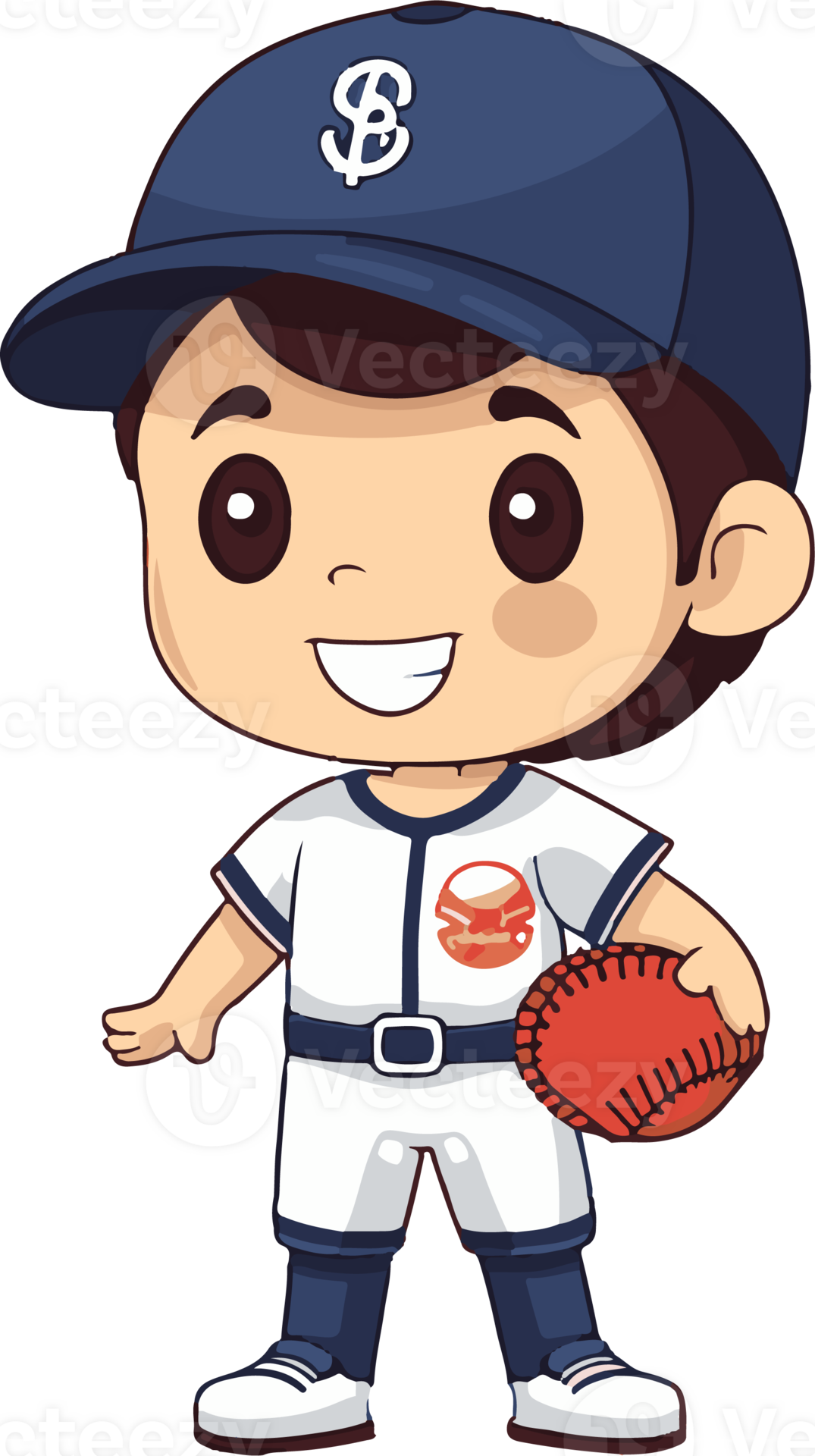 Baseball Player In Uniform With Ball Cartoon Flat Style Illustration baseball-player-in-uniform-with-ball-cartoon-flat-style-illustration