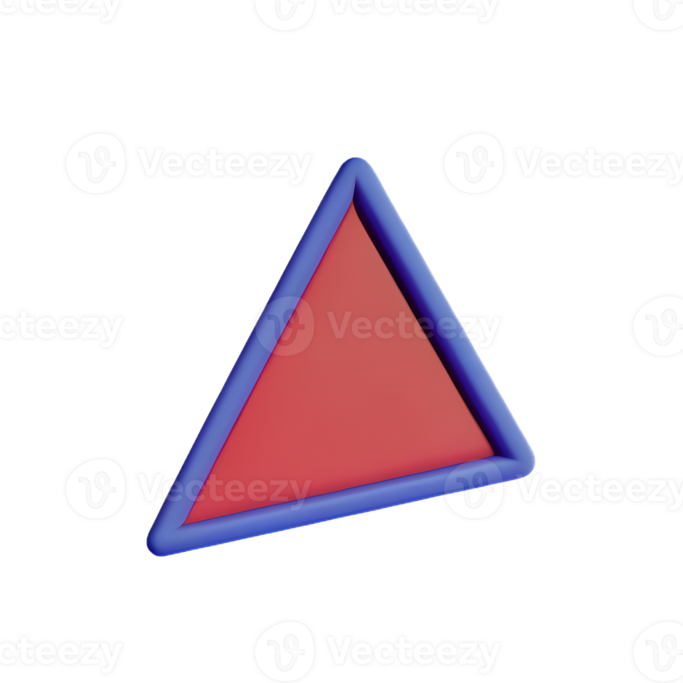 triangle 3d element png