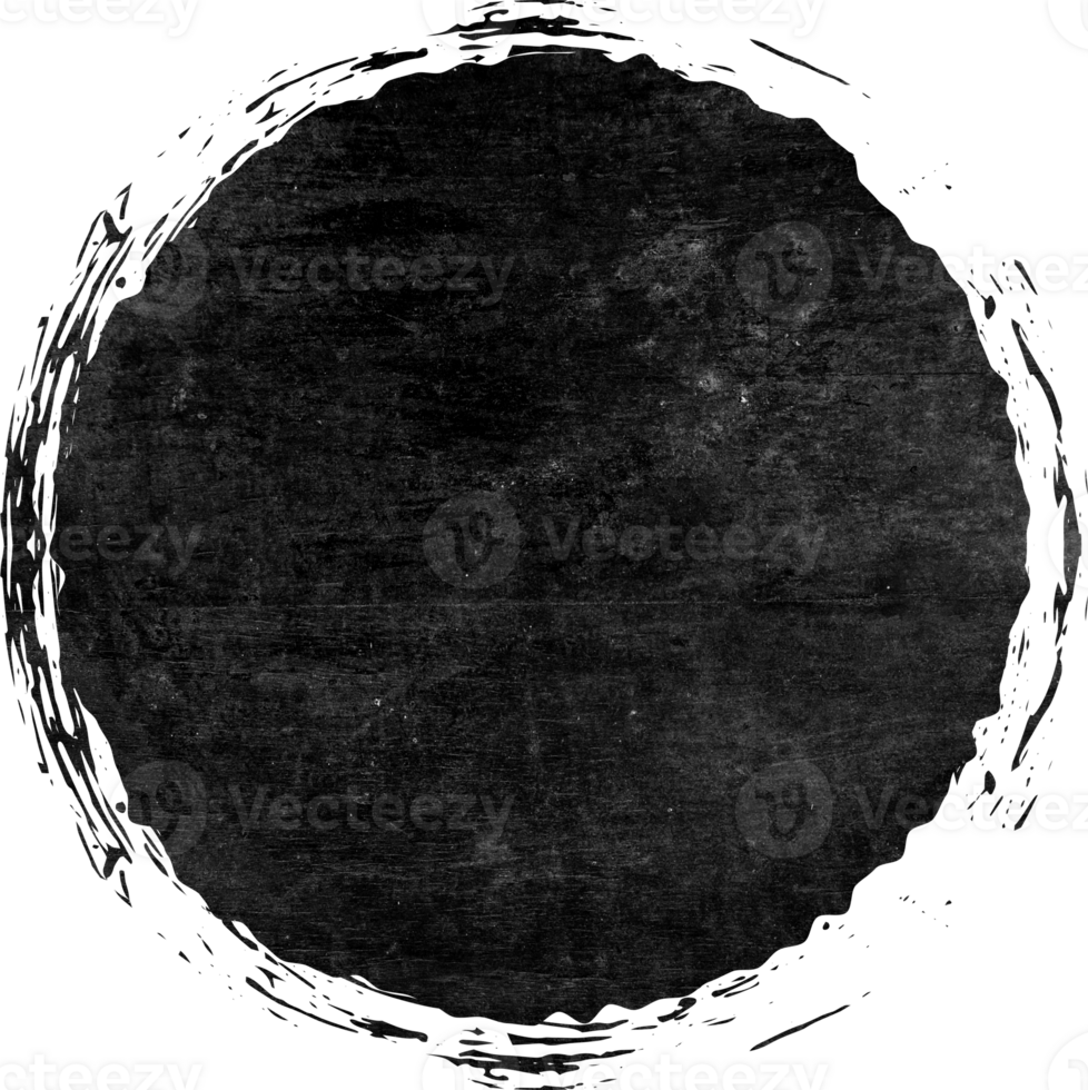 transparent affligé grunge cercle timbre png