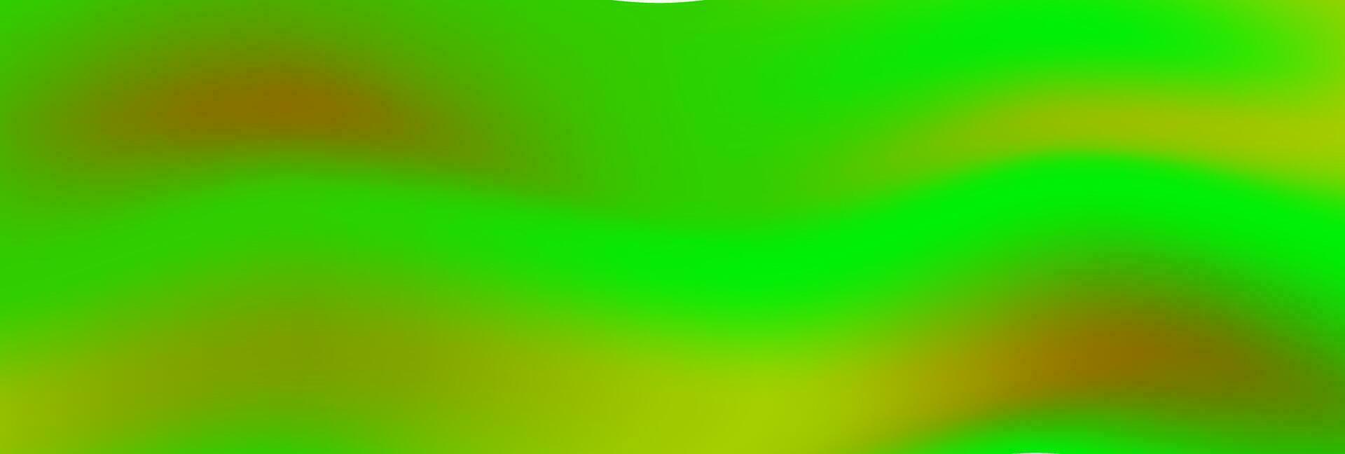 Yellow Gradient Background in fluid motion. Long Banner of yellow waves in fabric. Scalable Vector Illustration.