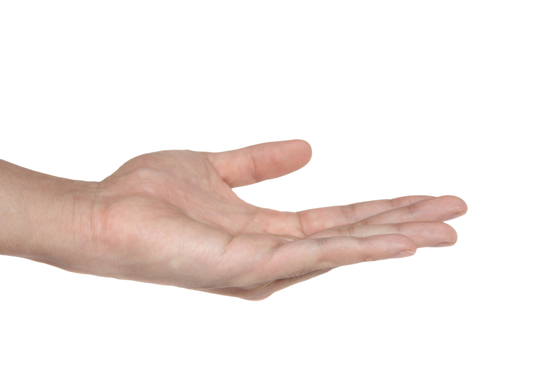 Empty hand isolated with clipping path 26852723 PNG