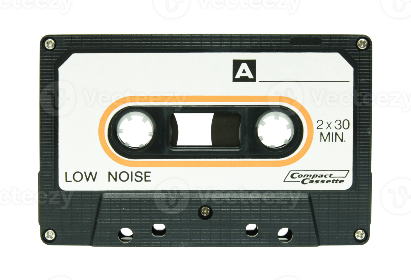 cassette tape isolated with clipping path png