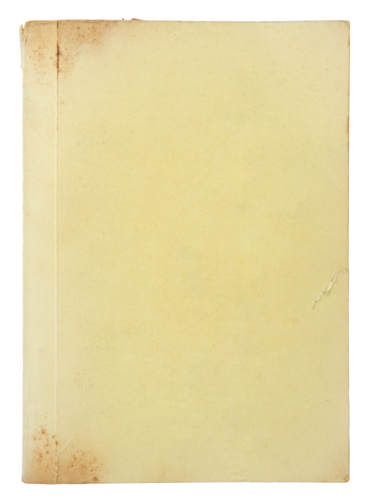 oud boek Pagina's geïsoleerd met knipsel pad voor mockup png