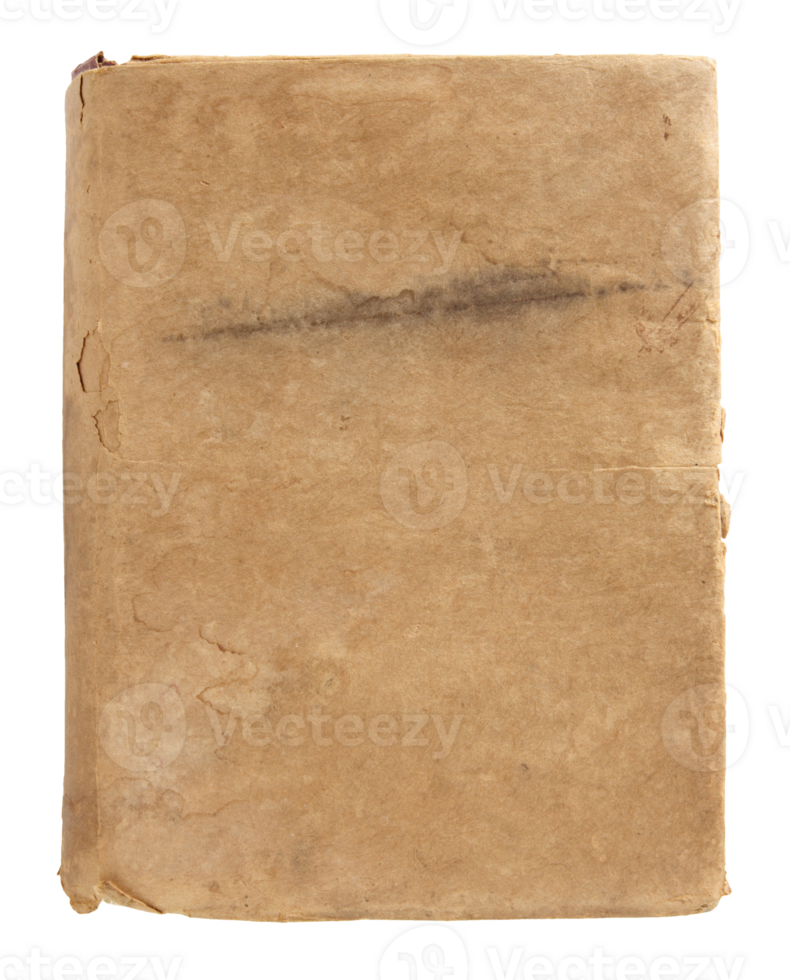 old book pages isolated with clipping path for mockup png