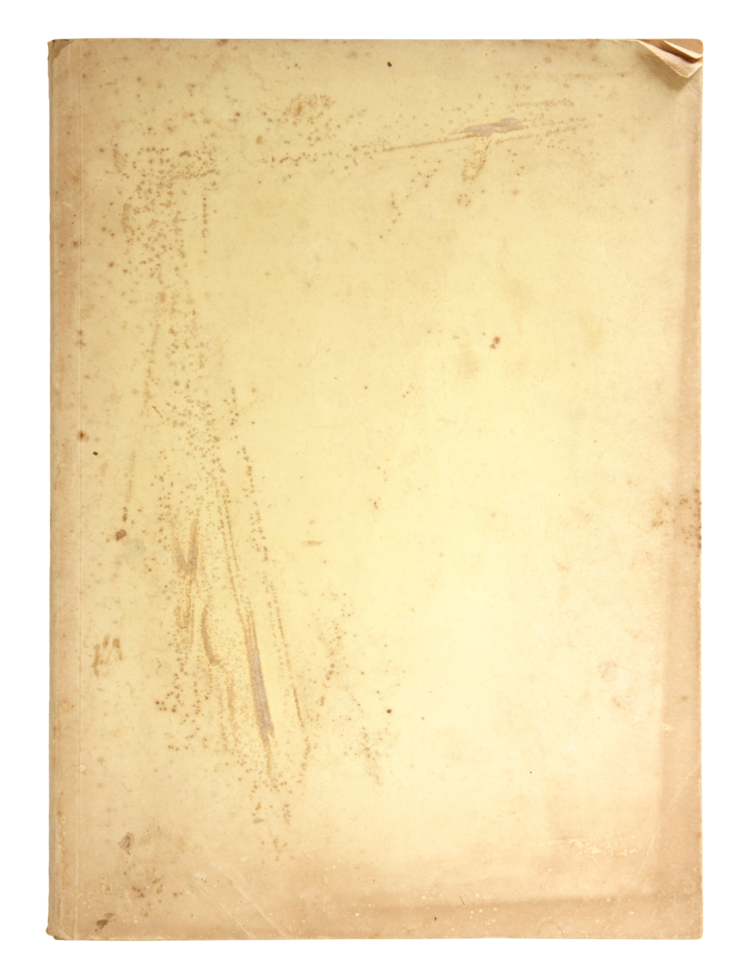 old book pages isolated with clipping path for mockup png