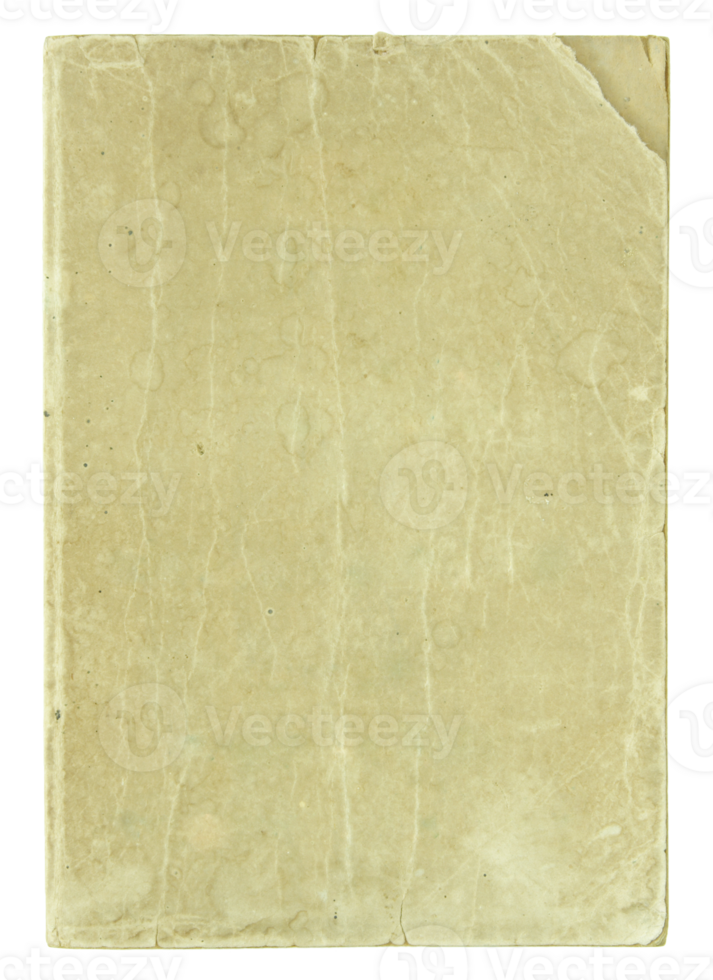 old book pages isolated with clipping path for mockup png