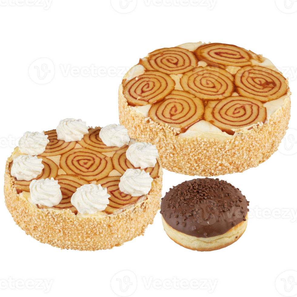 Kuchen Krapfen Schnitt aus isoliert transparent Hintergrund 26852876 PNG