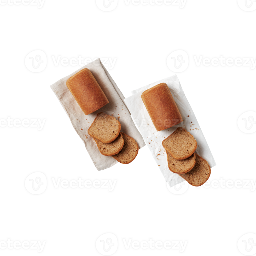 multi Korn Brot gesund Brot Schnitt aus isoliert transparent ...