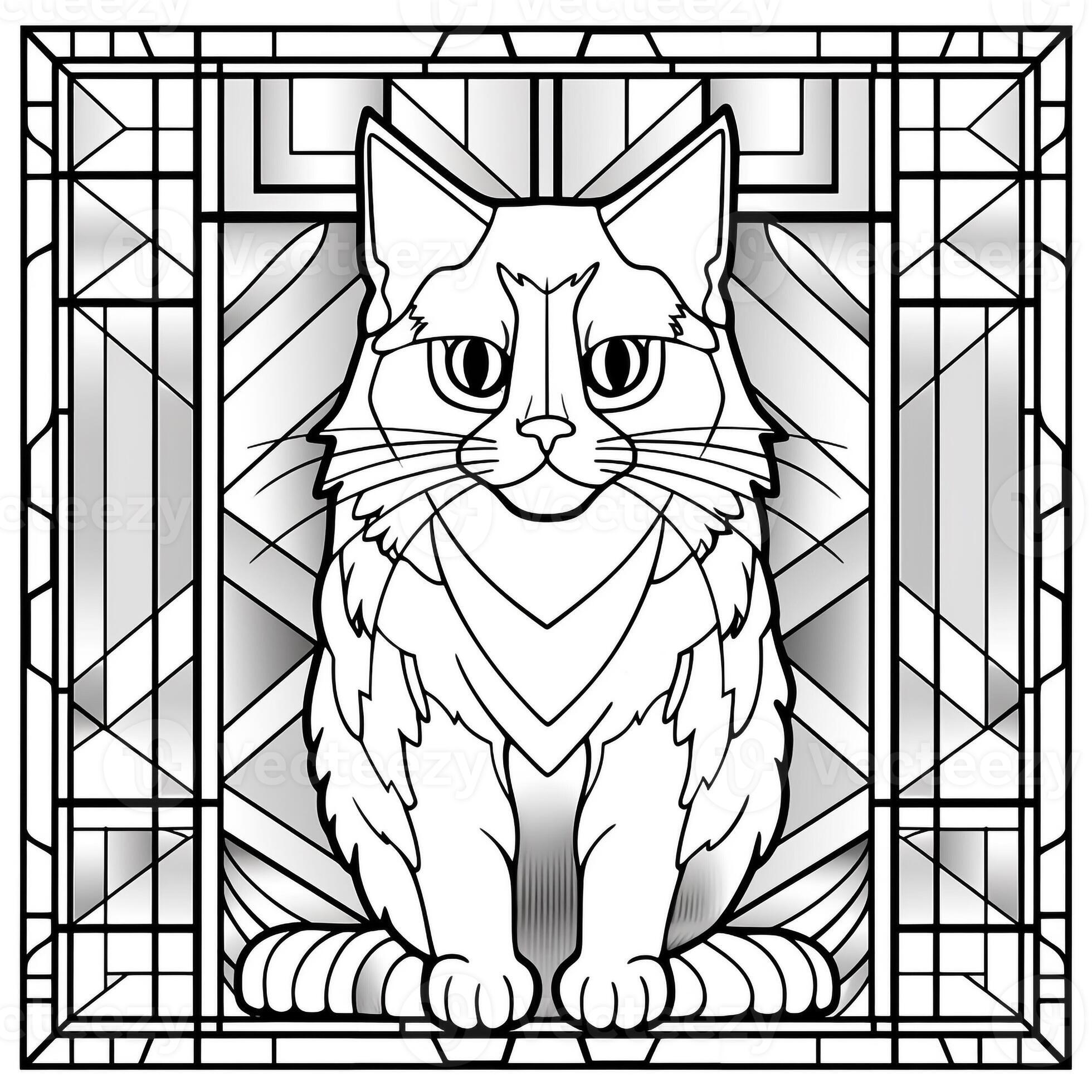 stained-glass-cat-coloring-pages-26853038-stock-photo-at-vecteezy