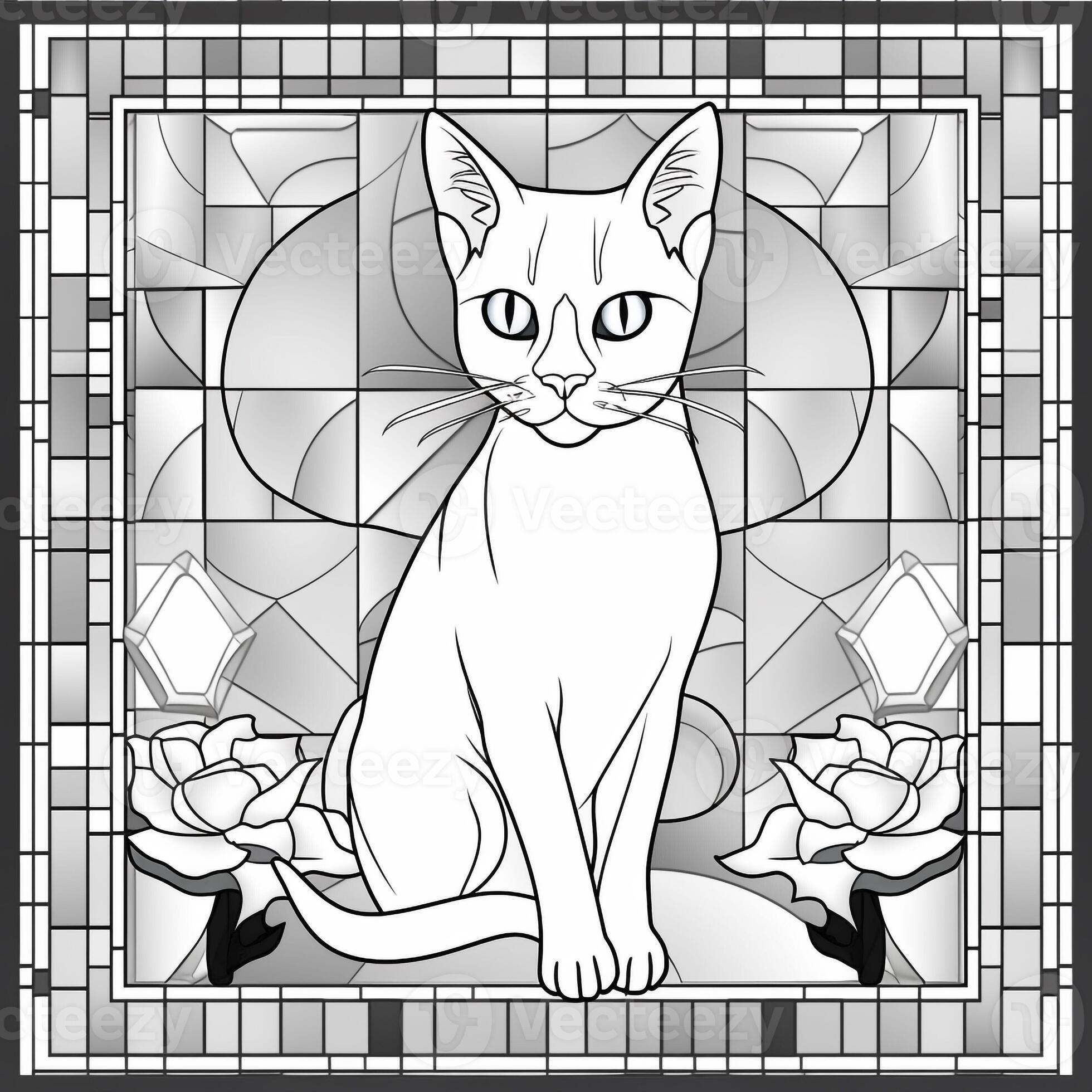 stained-glass-cat-coloring-pages-26853063-stock-photo-at-vecteezy