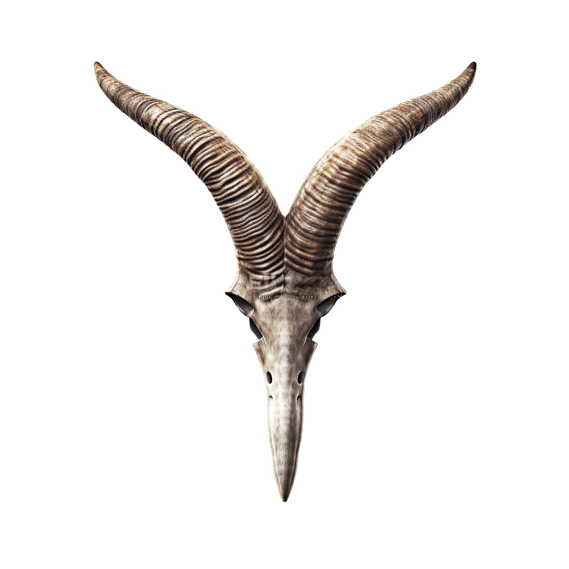 Animal horns iisolated on transparent background, created with