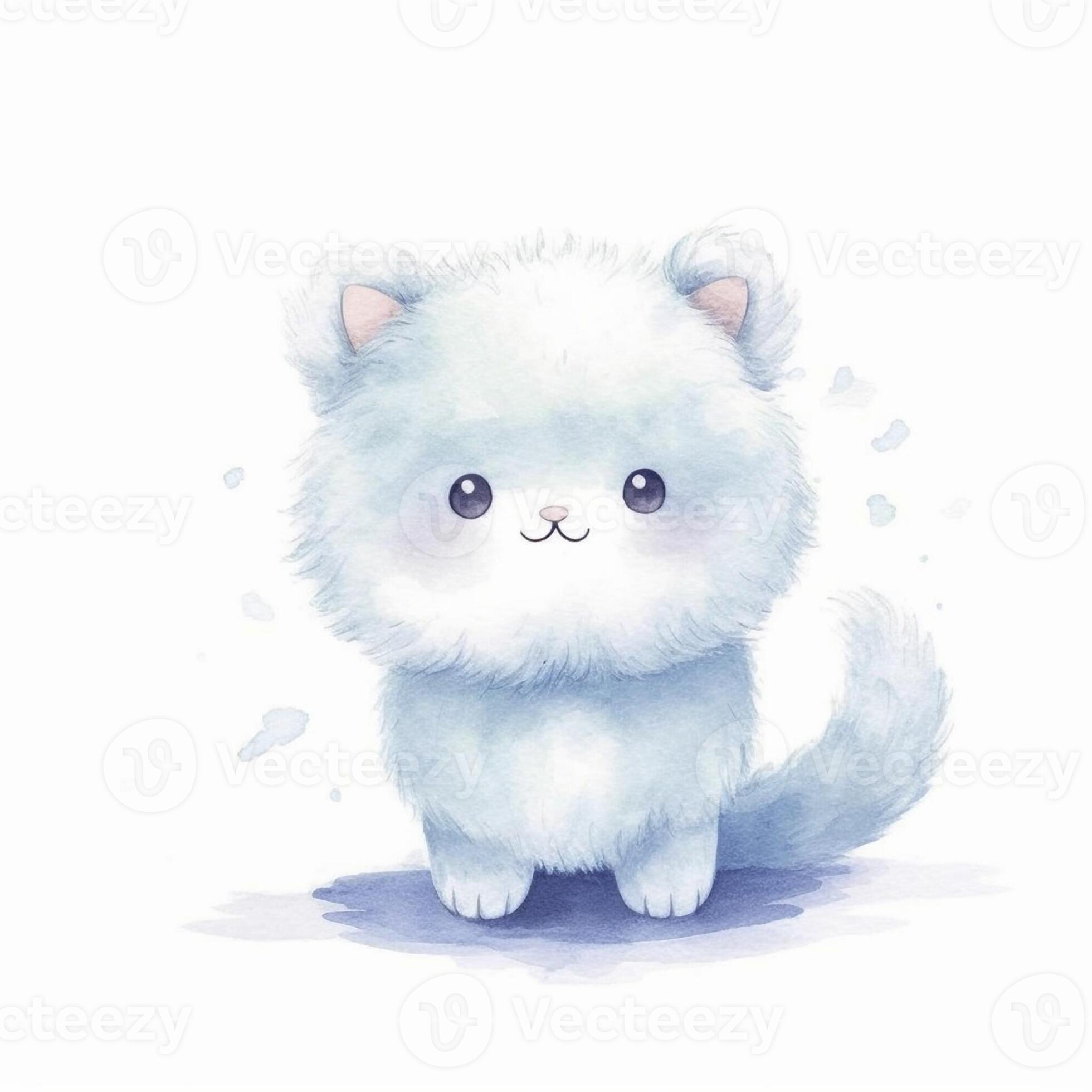 Kawaii cat icon cute animal hi-res stock photography and images