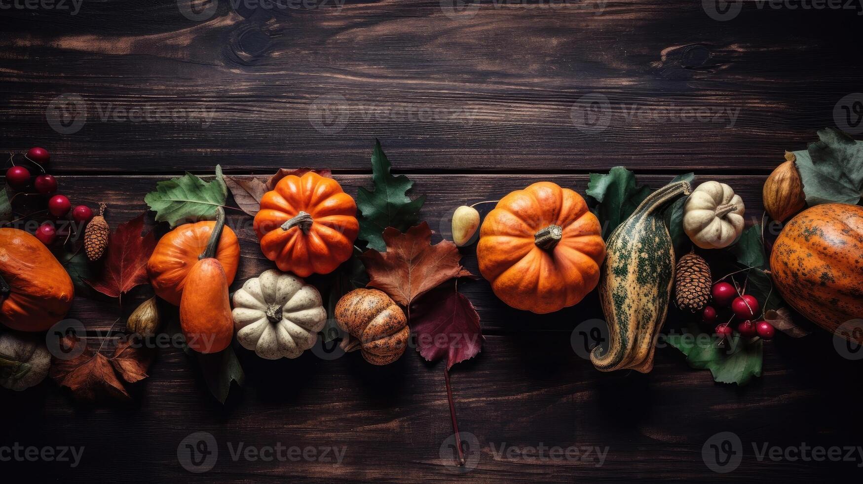 Background banner design for Thanksgiving Day, photo