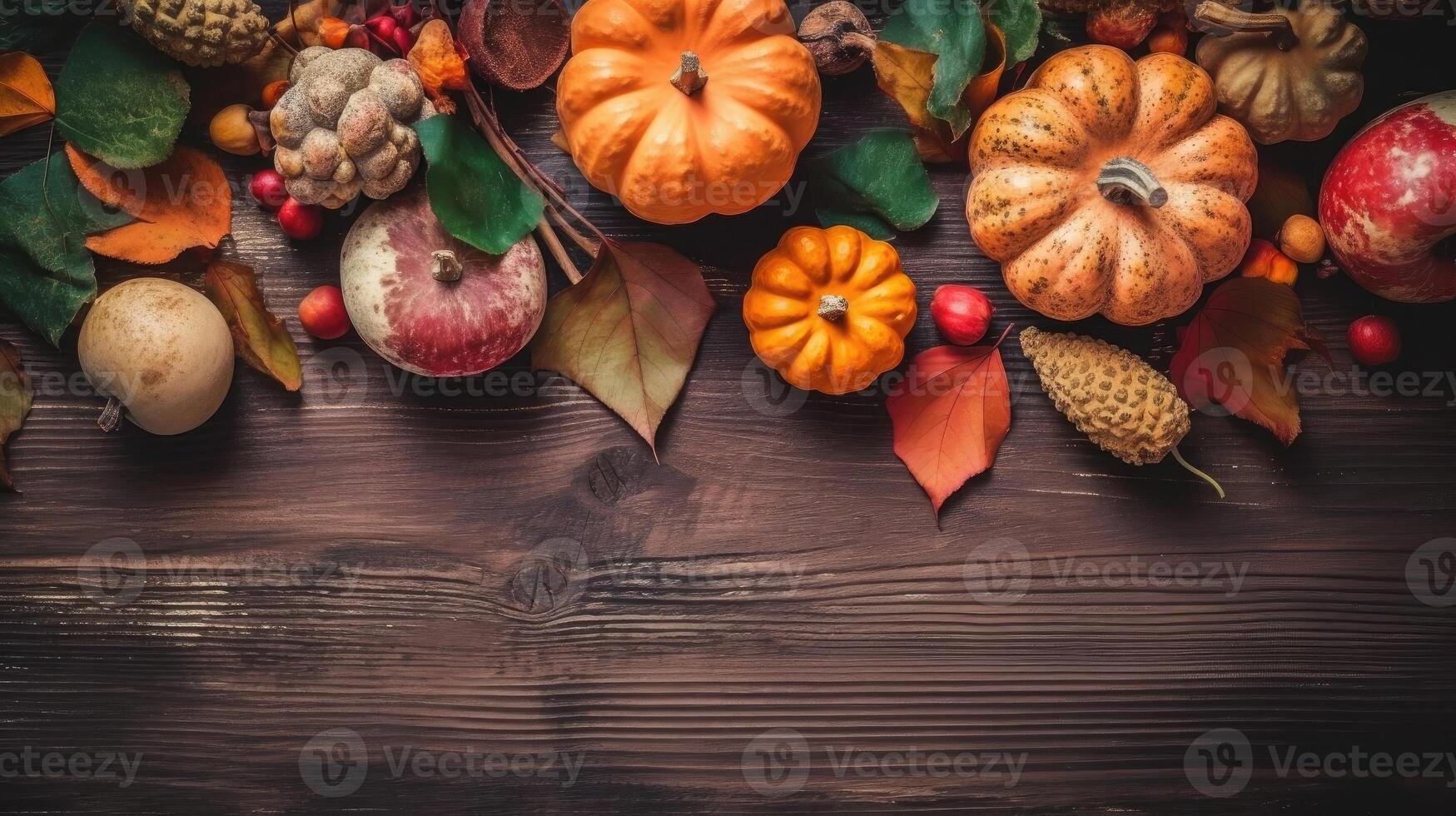 Background banner design for Thanksgiving Day, photo