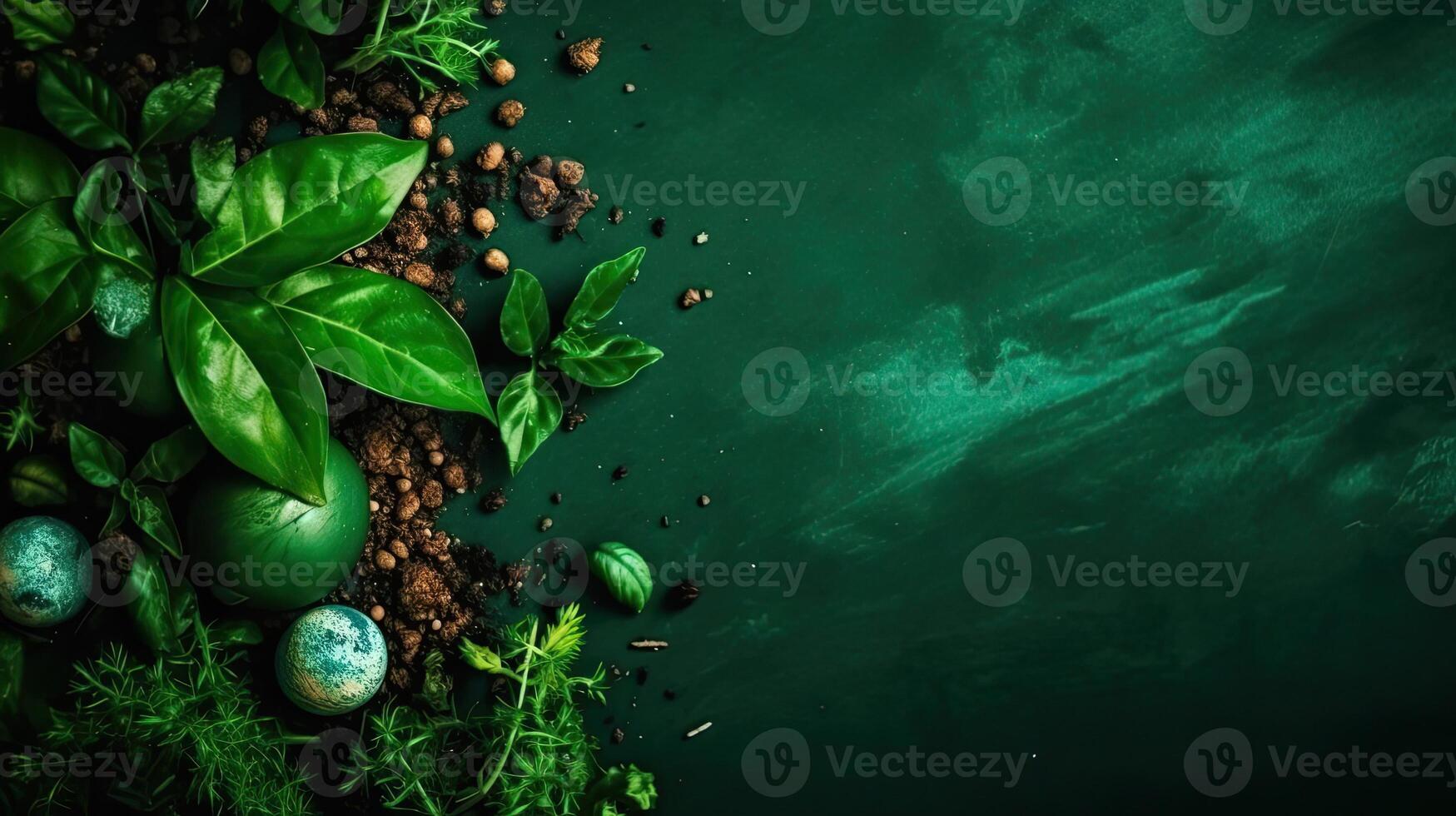 Earth Day Sale Banner background concept design with perfect ornament and view, AI Generative photo