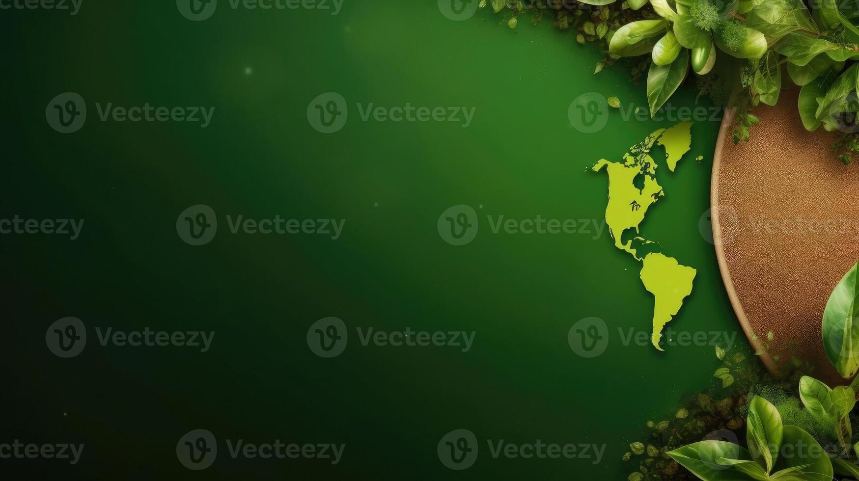 Earth Day Sale Banner background concept design with perfect ornament and view, photo