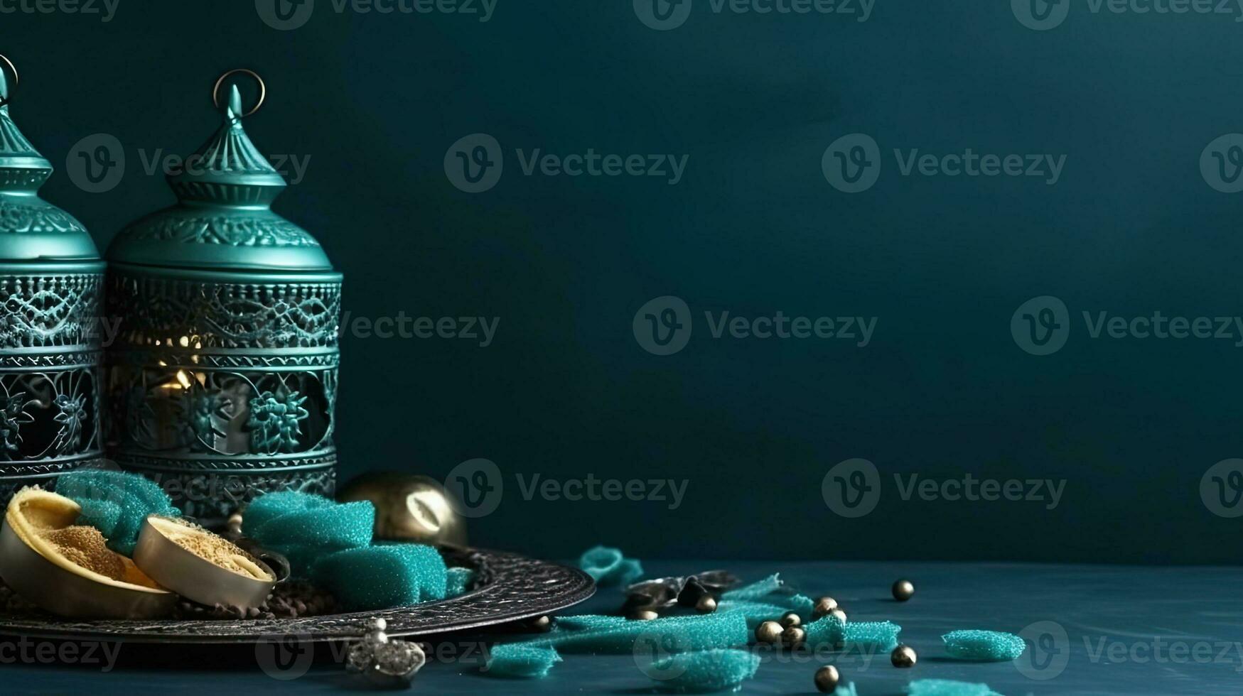 Ramadan Background Design Perfect Concept for Banner Design, AI Generative photo