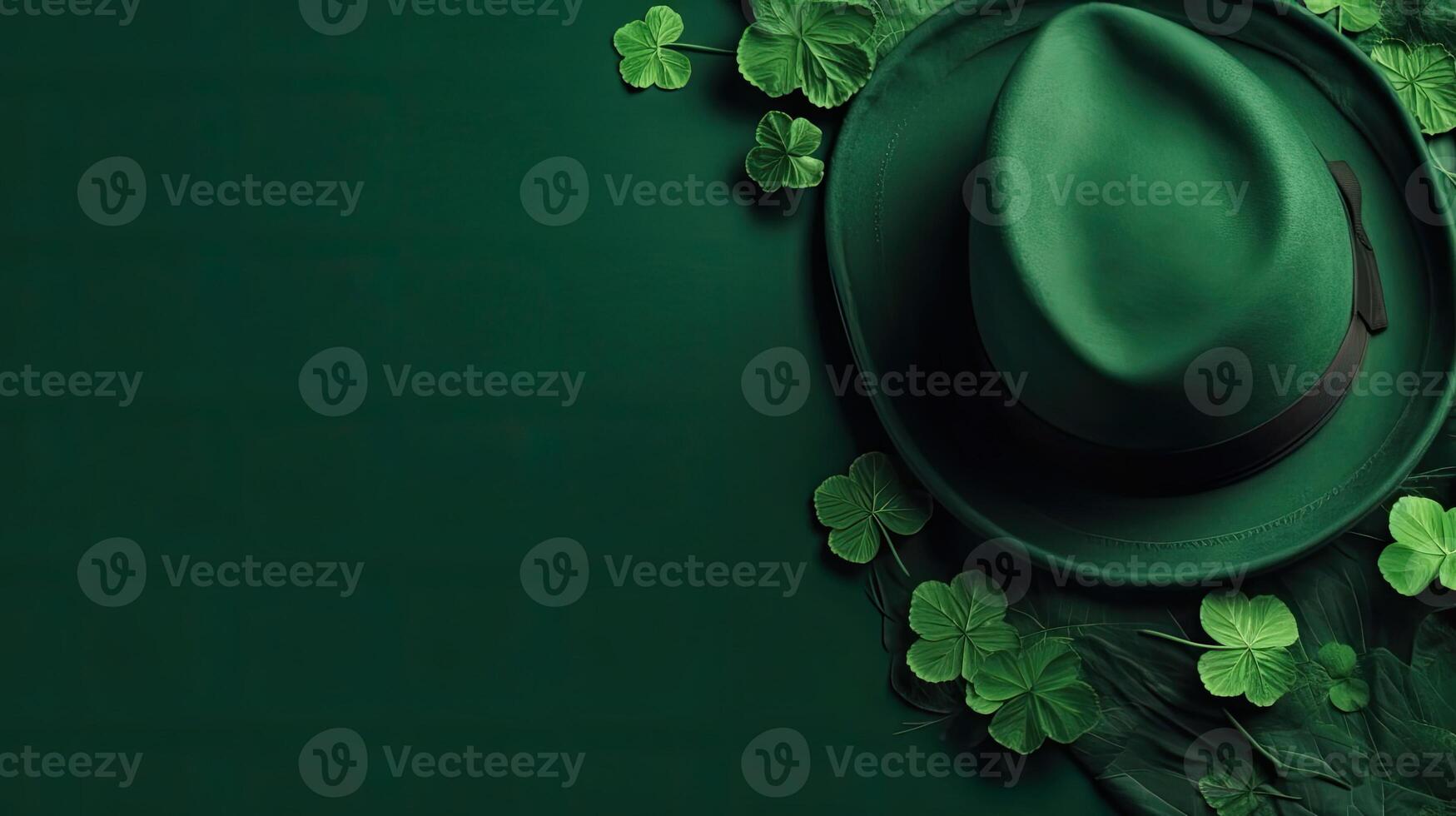 St Patrick's Background Design Perfect Concept for Banner Design, AI Generative photo