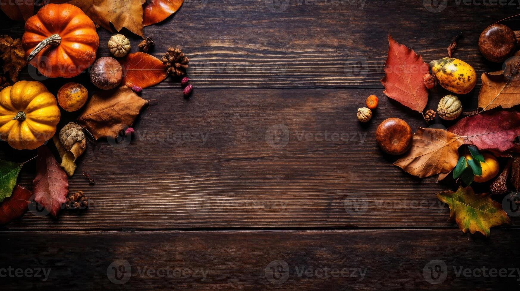Thanksgiving Day for sale banner background with collection of pumpkins, photo