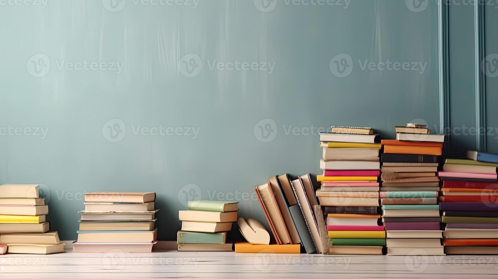 Side View background design of World book day banner, photo