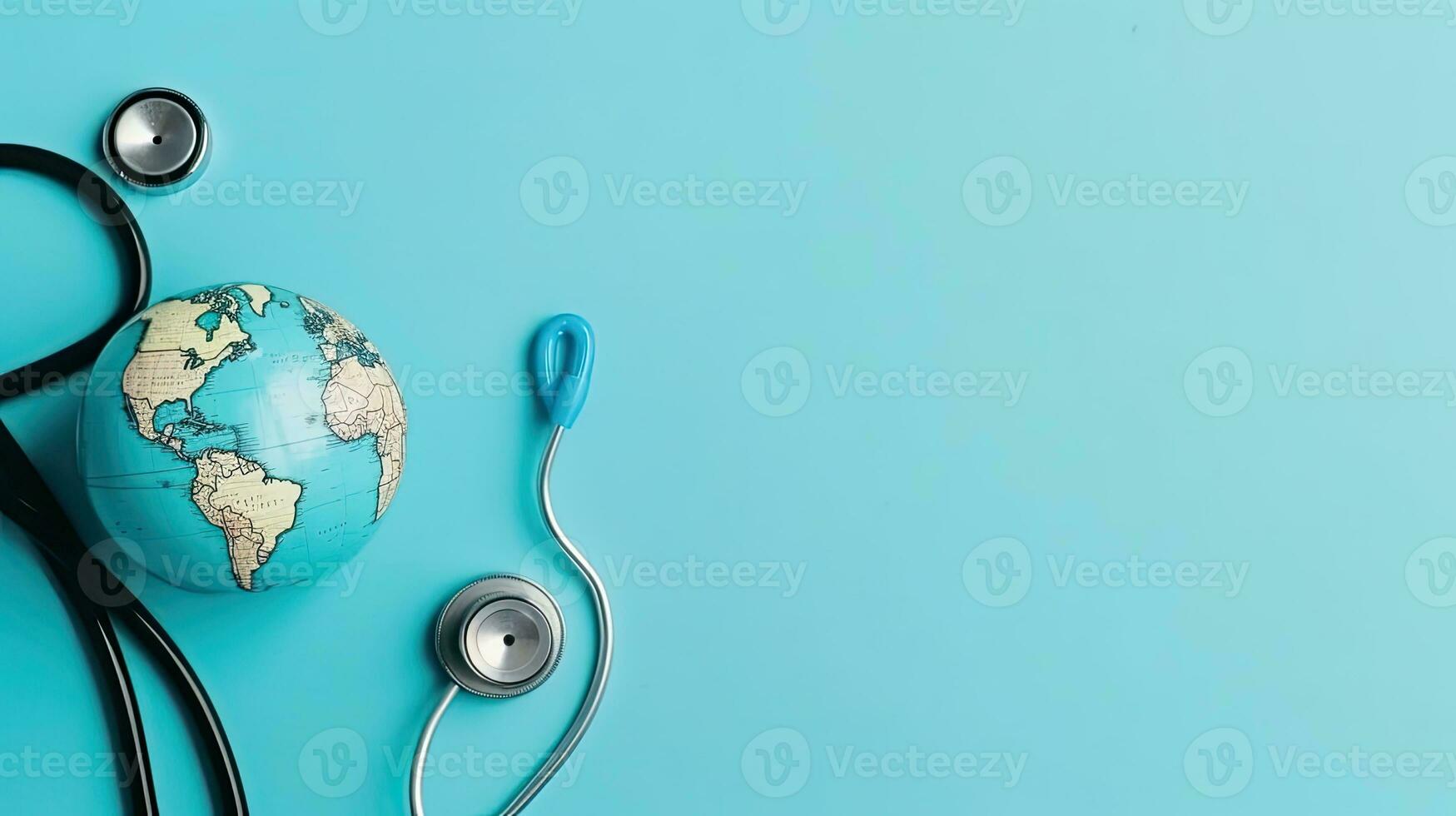 World Health Day Sale Banner background concept design with perfect ornament and view, AI Generative photo