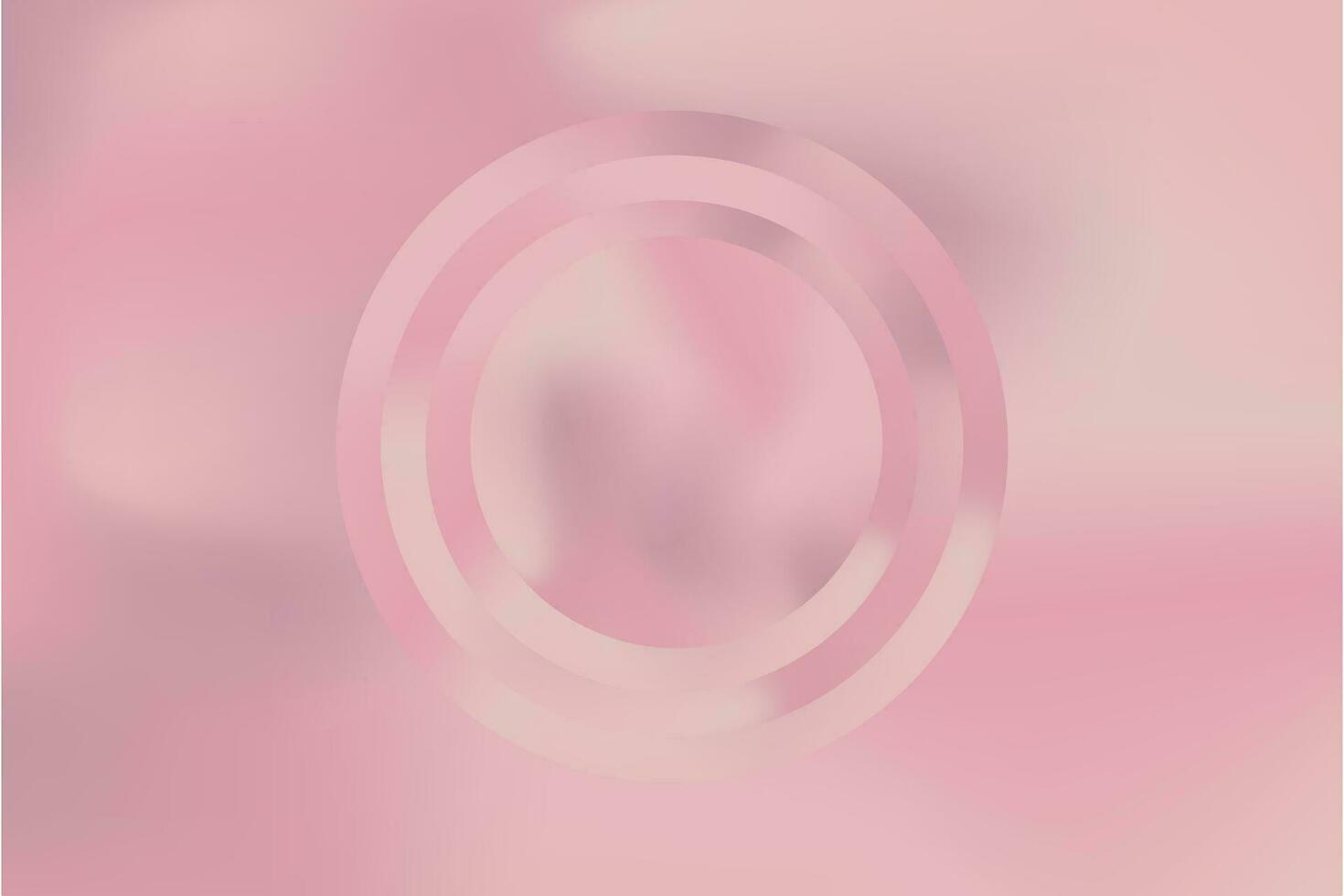 Abstract Pink Background with geometric ring shapes in center. Editable Vector Illustration. EPS 10.