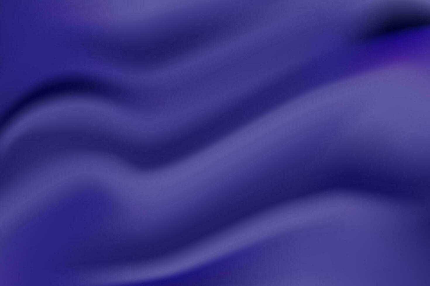 Classic Luxurious Purple Blue Liquid Fabric Abstract Background. Purple Blue Gradient backdrop in wavy motions. Vector Illustration.