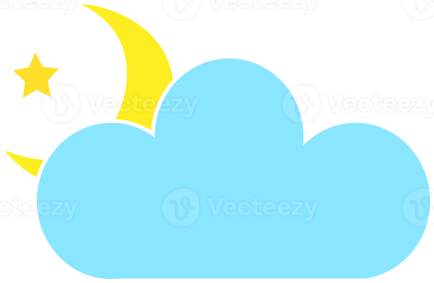 the moon weather icon illustration png