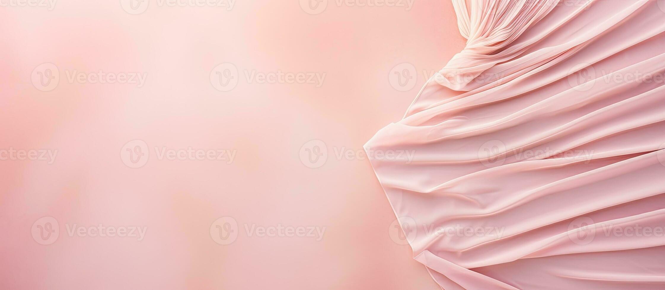Photo of a vibrant pink dress displayed on a mannequin, ready to catch everyones attention with copy space